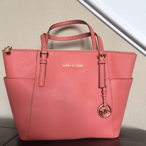 Coral Pink Michael Kors Bag